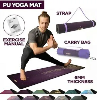 RDX Tapis de yoga antidérapant