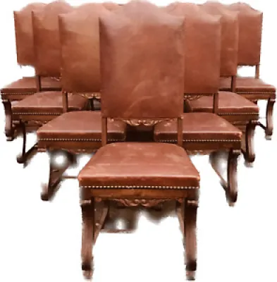  suites de dix chaises - assises