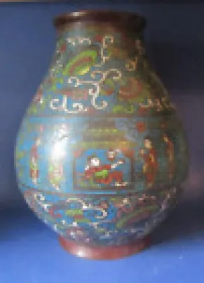 Vase Japon Émail Cloisonné - japanese