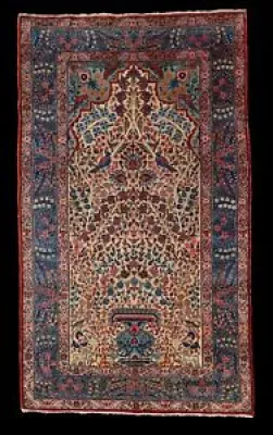 Antique tapis persan - 135cm