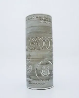Gray Cylindric Sarek Vase - Olle