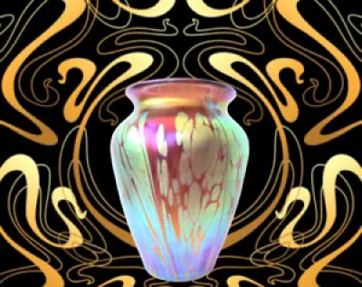 Joh. Vase en verre ancien - loetz witwe