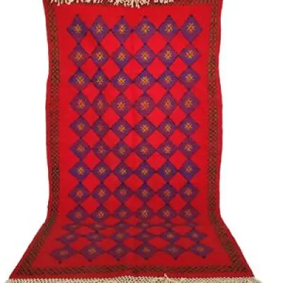 Vintage Handmade Moroccan - red