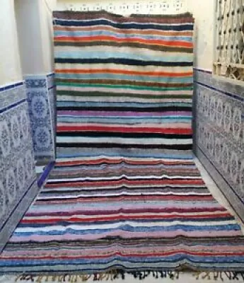 Vintage Moroccan Handmade - colorful berber