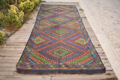 Turkish Kilim Handwoven - wool rug
