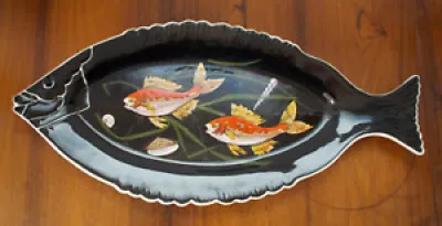 Plat décoratif poisson - guy trevoux
