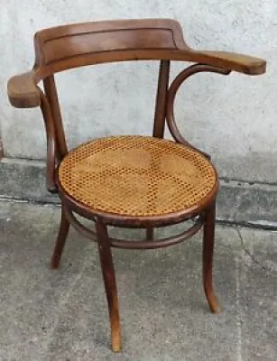 Ancien Fauteuil Thonet/fauteuil canné ancien/fauteuil de bureau ancien