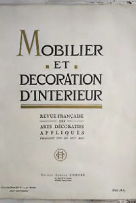 Rare revue mobiliers - 1924