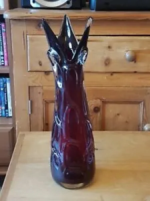 Grand vase vintage des - karlovarske sklo
