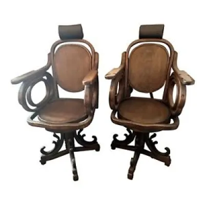 1900s Set of two Art - swivel chairs