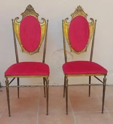 Paire de chaises chiavari