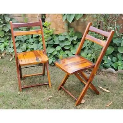 Handmade foldable Chair - rosewood