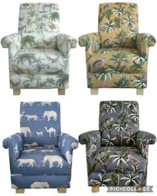 Tissu safari chaises - enfants
