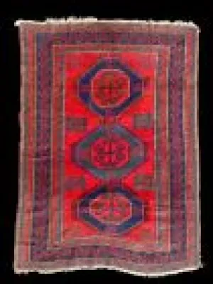 Antique tapis caucasien - red
