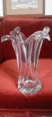Beau Lourd Vase Cristallerie - palmier