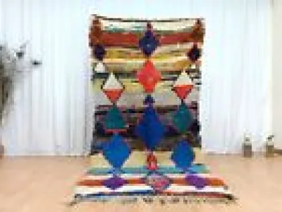 4x8 Cotton Handmade Colorful - berber