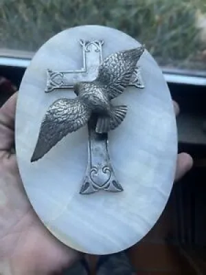 Croix À La colombe Métal