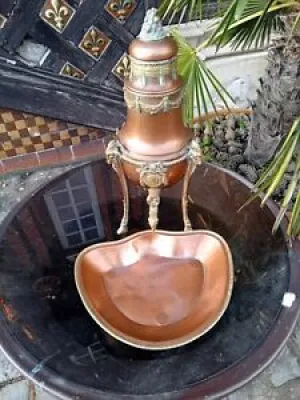 Rare Fontaine en cuivre