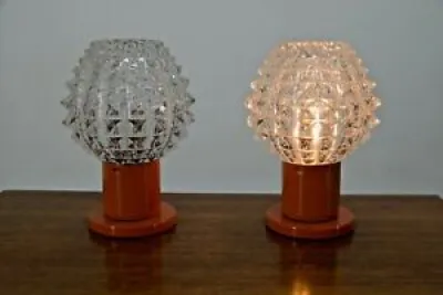 2x LAMPES DE TABLE TCHÈQUES - kamenicky senov