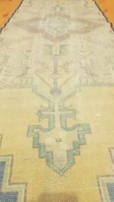 Primitive Antique 1930-1940s - oushak rug