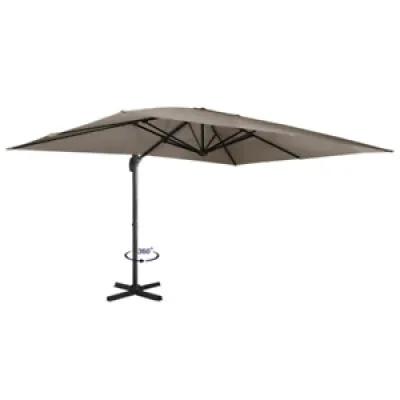 parasol déporté inclinable - rotatif