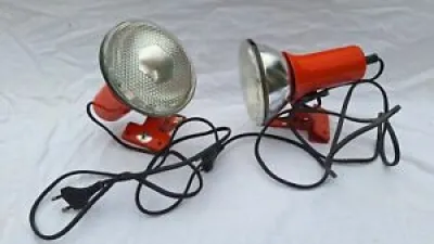 2 LAMPES vintage SPOT - orientable