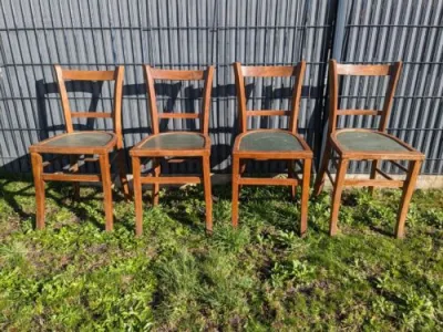 Ensemble de 4 chaises - vintages