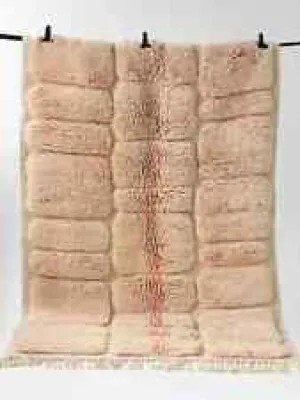Taupe moroccan rug, Beni - ourain rug