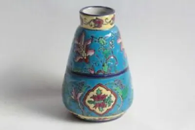 Vase céramique émaux