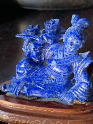 Vintage Chinese Lapis - wooden