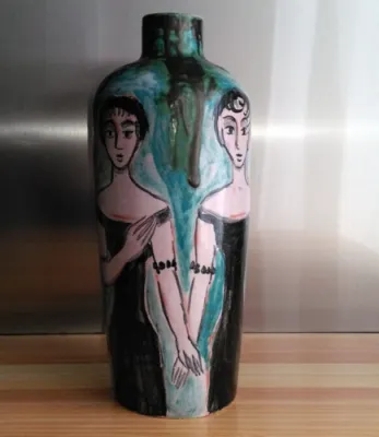 Vase en céramique époque - reynaud