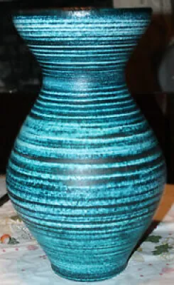 Grand vase bleu ACCOLAY - dit
