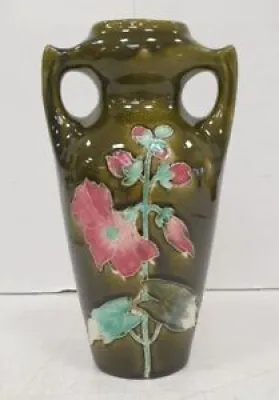 Ancien vase barbotine - fives lille