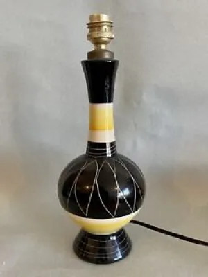 Rare lampe 1950 céramique - pouchain