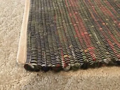 Loom Woven 41” Green - rag rug