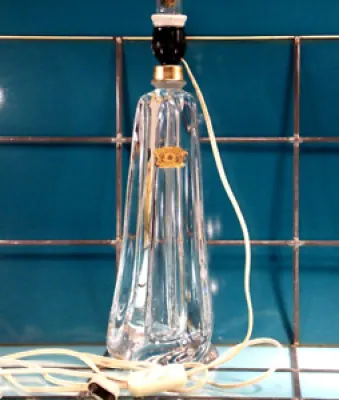 Lampe de table en verre - transparente