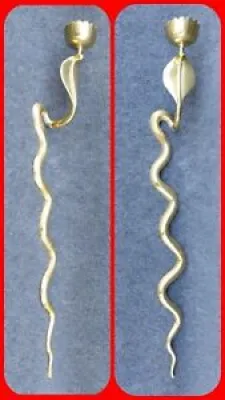 1 Grande Applique Bronze - cobra