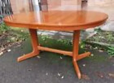 Table ovale vintage Scandinave - 150 250