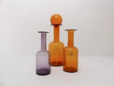 Set de 3 vases bouteilles - brauer