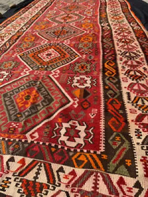 Antique tapis kilim turc
