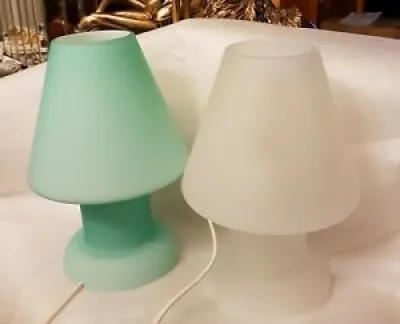 Vistosi Glasses 1960 - pair lamps