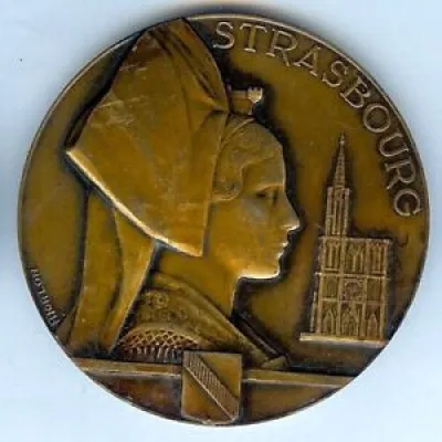Médaille de table strasbourg