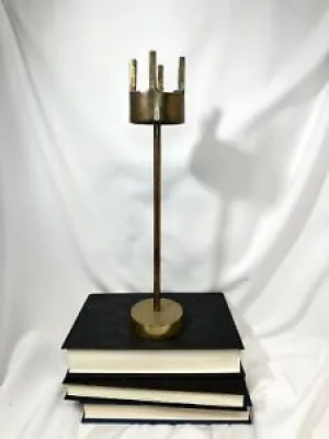 modernist Brass Candlestick