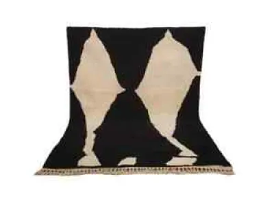 Berber carpet in wool, - bohemian