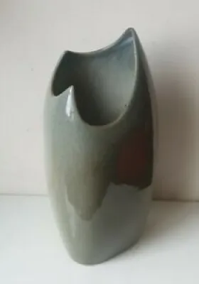 Vase gres pyrité organique