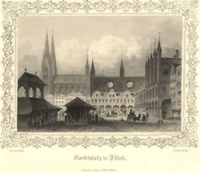 Lübeck Place Du Marché - 1850