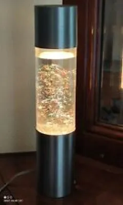 Lampe cylindrique a paillettes