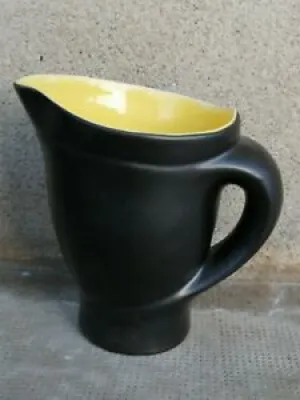Pichet céramique noir - pitcher