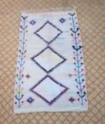 Joli petit tapis chiffon - boucherouite