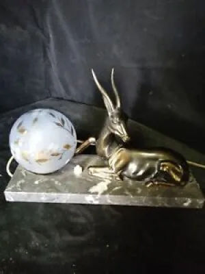 Belle Lampe Art Déco - antilope